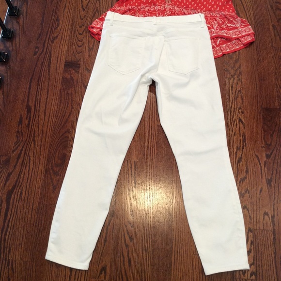 Gap stretch true skinny ankle white jeans 29Short - Picture 5 of 7